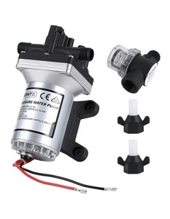 Automatic Fresh Marine 12V RV Water Pump 11.3LPM 55PSI 3GPM in Black