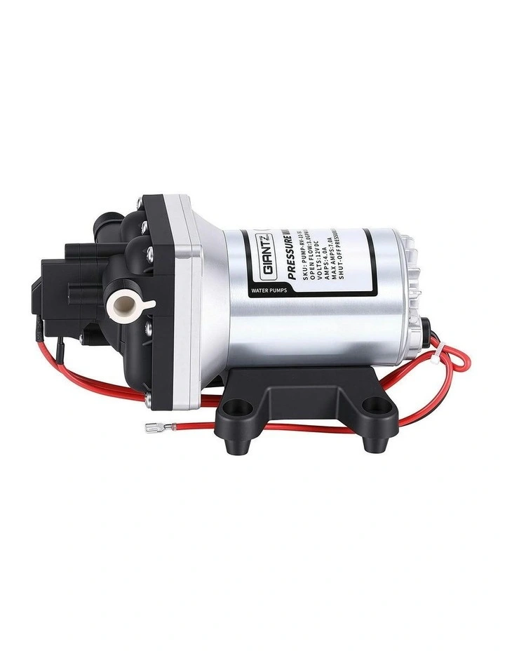 Automatic Fresh Marine 12V RV Water Pump 11.3LPM 55PSI 3GPM in Black image 2