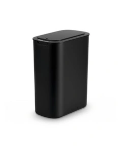 Motion Sensor Kitchen Bin Slim Touchless Rubbish Can with Lid 25L in Black