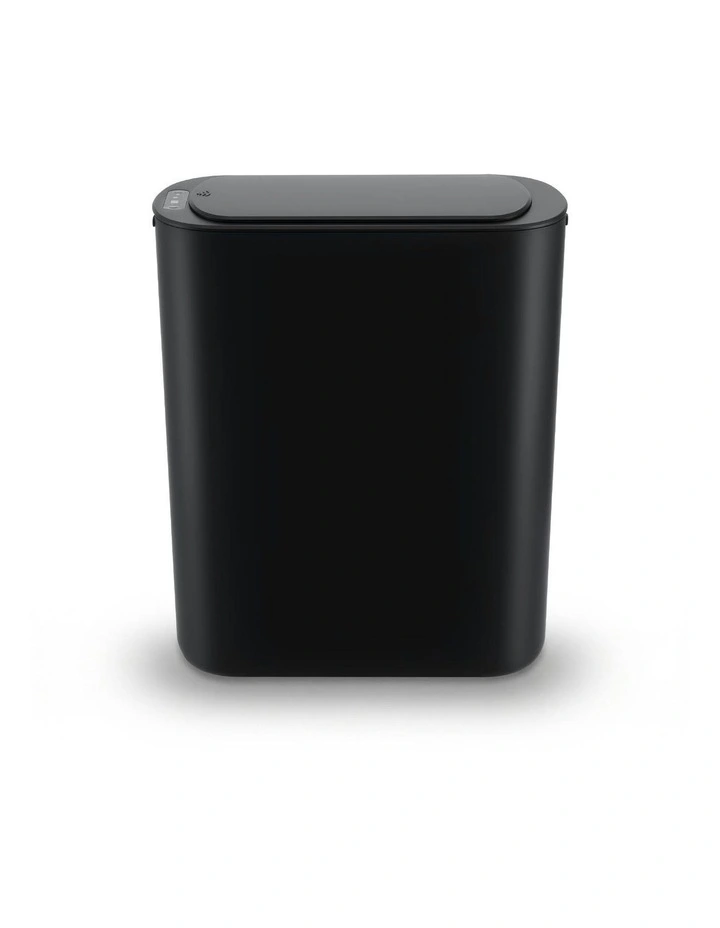 Motion Sensor Kitchen Bin Slim Touchless Rubbish Can with Lid 25L in Black image 2