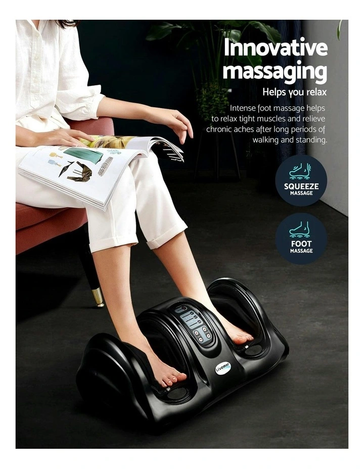 Seat Cushion Heating Full Back Massage With Foot Massagers 8-Nodes in Multi image 7