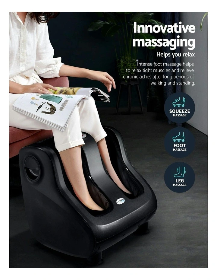Cushion Heating Full Back Massage Seat With 360 Foot Massagers in Multi image 7
