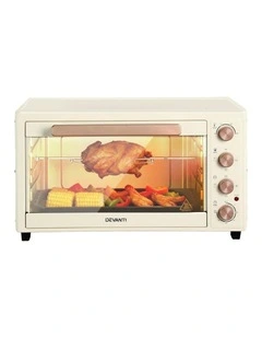 Convection Electric Fryer Ovens 2000W in Cream