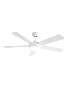 5 Blades DC Motor Remote Ceiling Fan in White