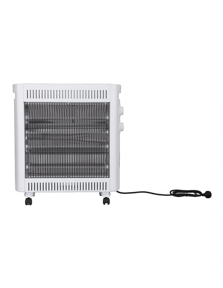 Infrared Radiant Heater Portable Electric Space Heating 2200W in White image 2