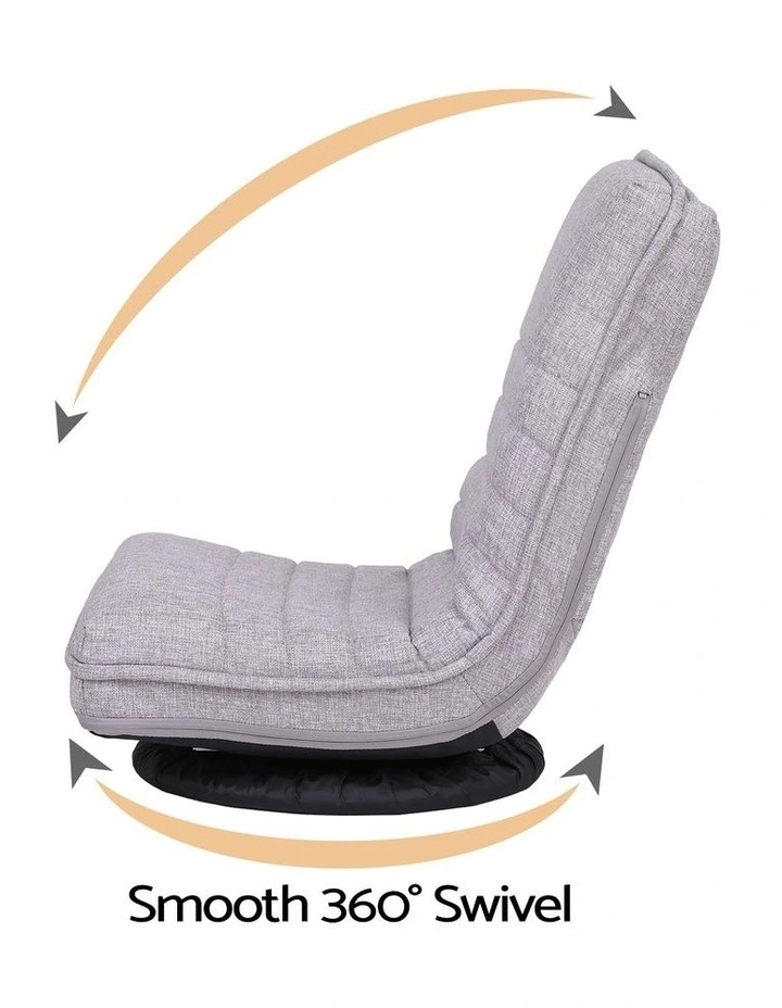 360 Swivel Gaming & Lounge Chair in Grey image 2