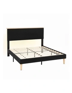 Single Bed Frame with 2 Storage Drawers in Natural