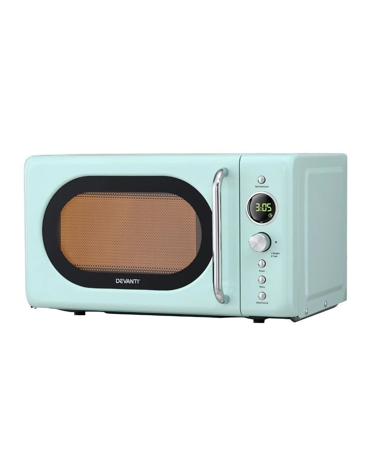Devanti Microwave Oven 700W 20L in Green image 1