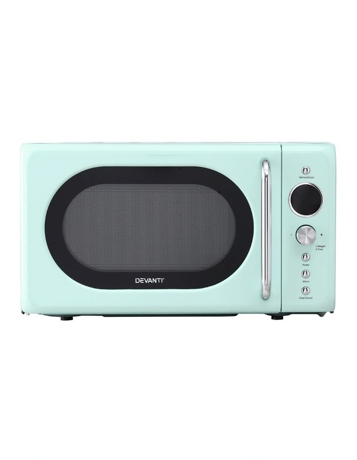 Devanti Microwave Oven 700W 20L in Green image 2