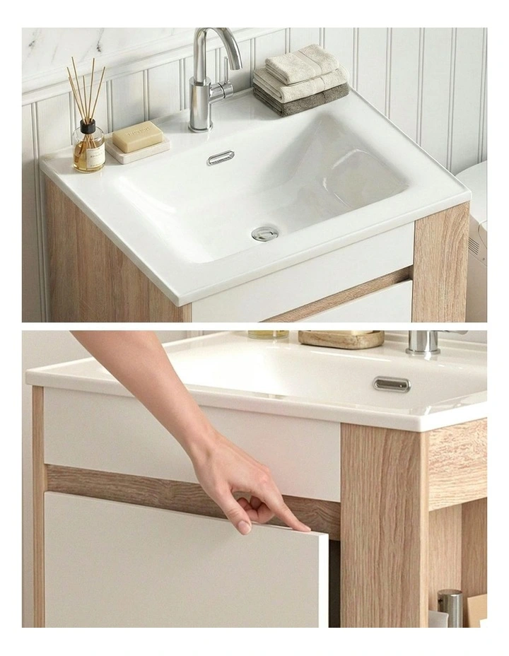 Vanity Unit Basin Bathroom Cabinet 835mm in White image 7