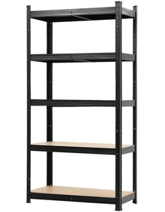 Warehouse Shelves Storage Rack 1.6X0.8m in Black