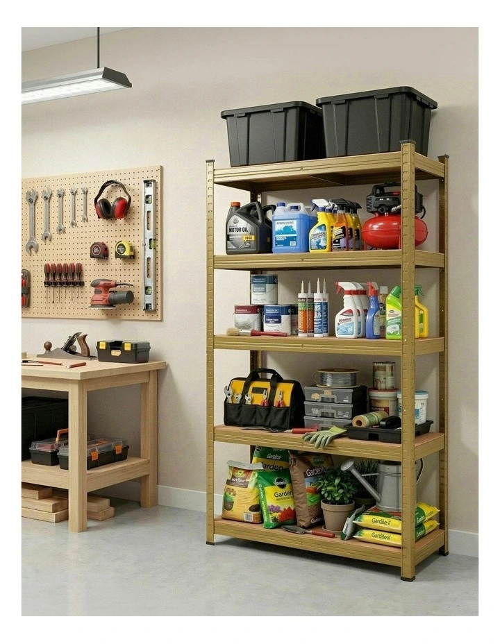 Warehouse Shelves Storage Rack 1.6X0.8m in Yellow image 3