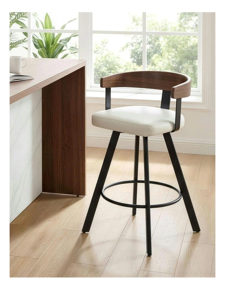 Bar Stool in White image 3