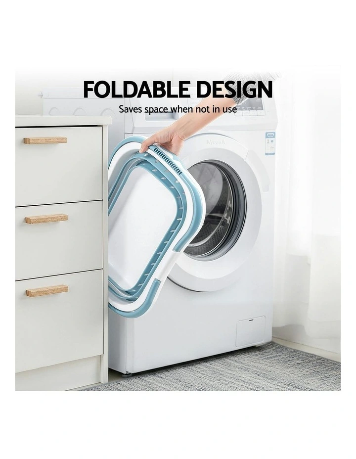 Foldable Laundry Basket in Multi image 7