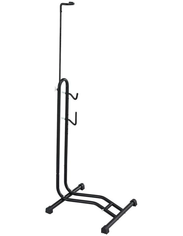 4-in-1 Vertical Bike Stand in Black image 2