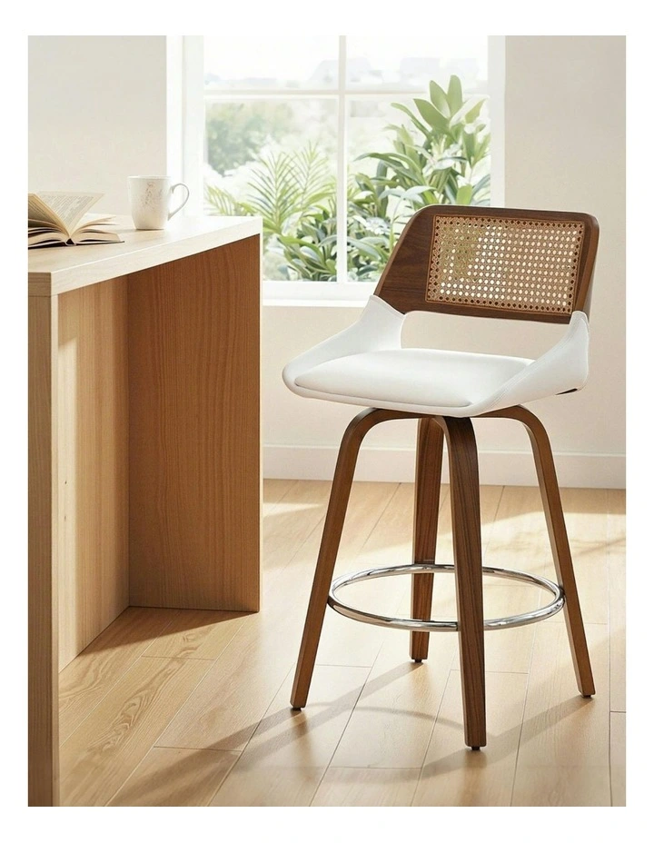 Wooden Bar Stools in Multi image 3