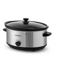 Slow Cooker 6.5L in Silver