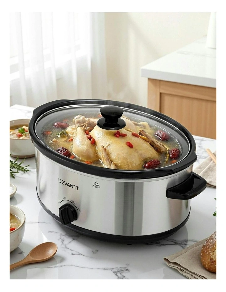Slow Cooker 6.5L in Silver image 6