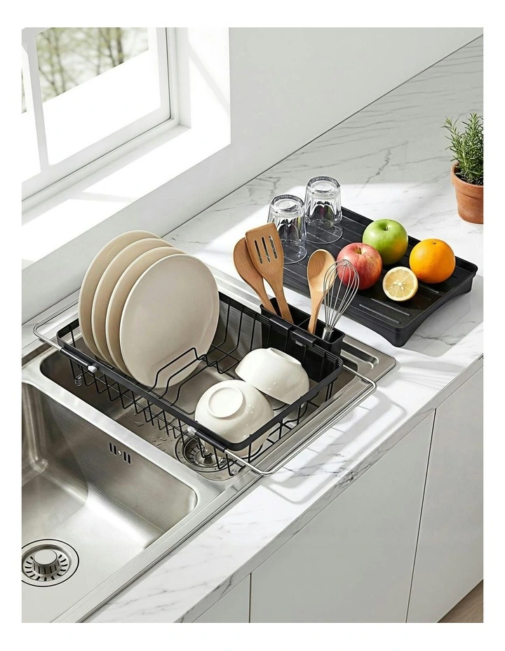 Dish Drying Rack in Black image 3