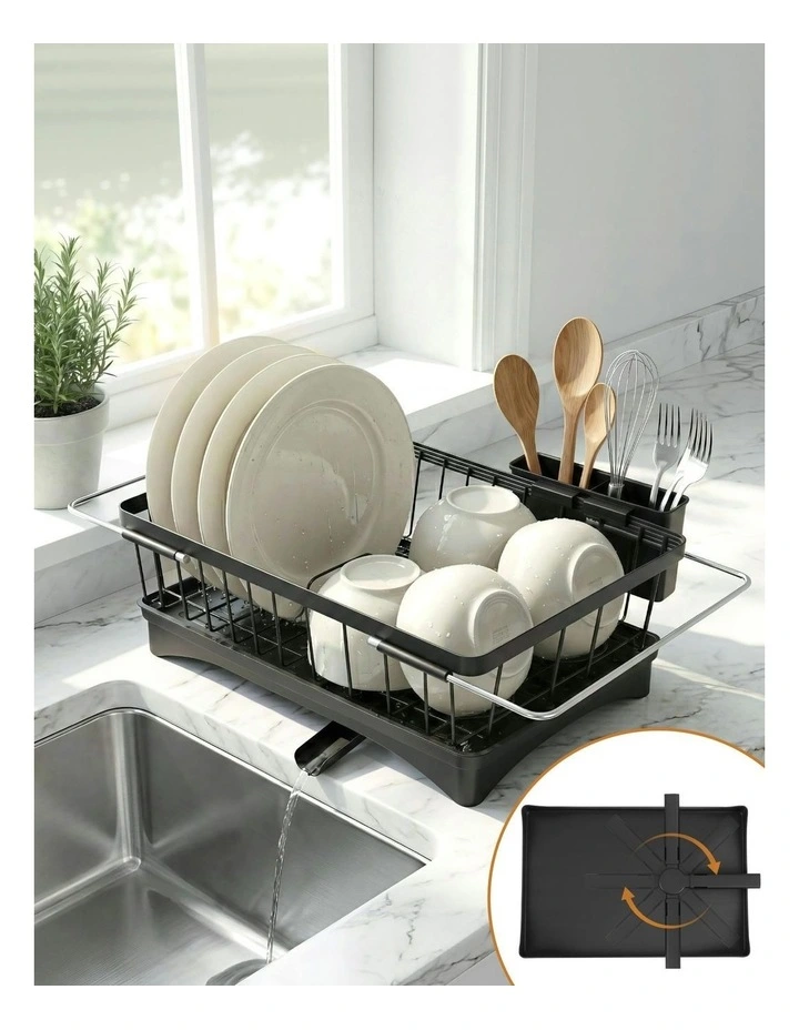 Dish Drying Rack in Black image 7