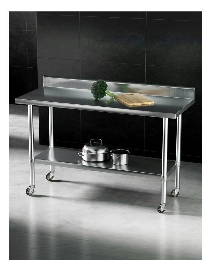 Stainless Steel Kitchen Bench 430 in Silver image 3