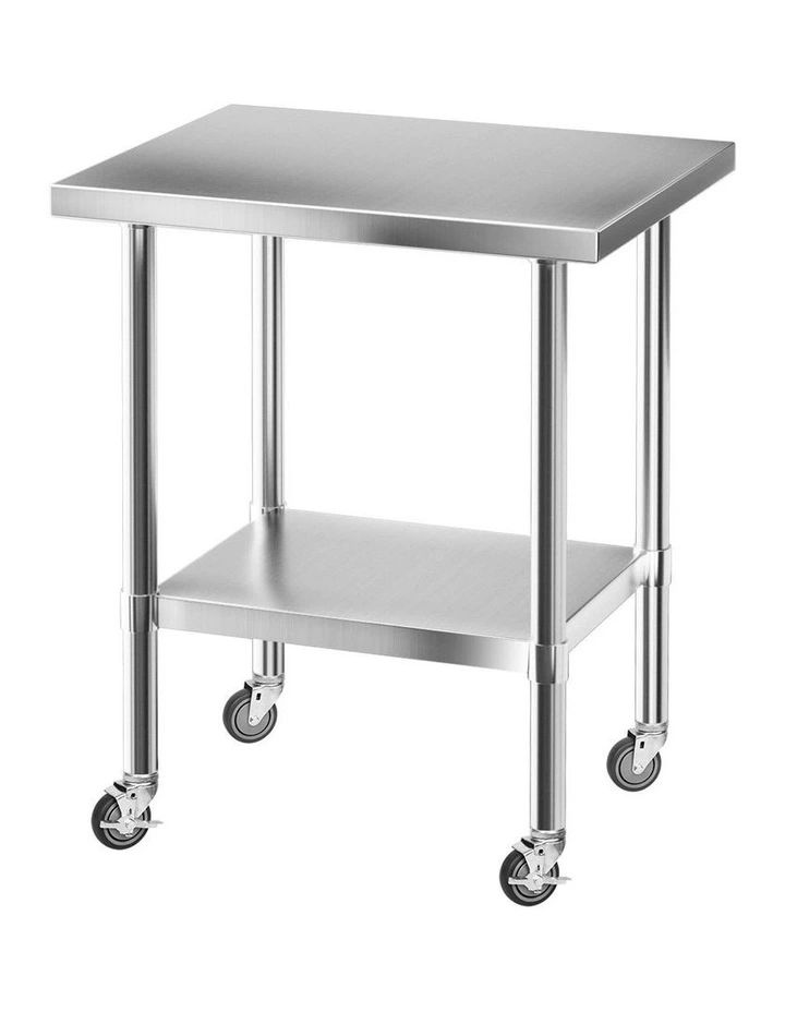 Stainless Steel Kitchen Bench 430 in Silver image 1
