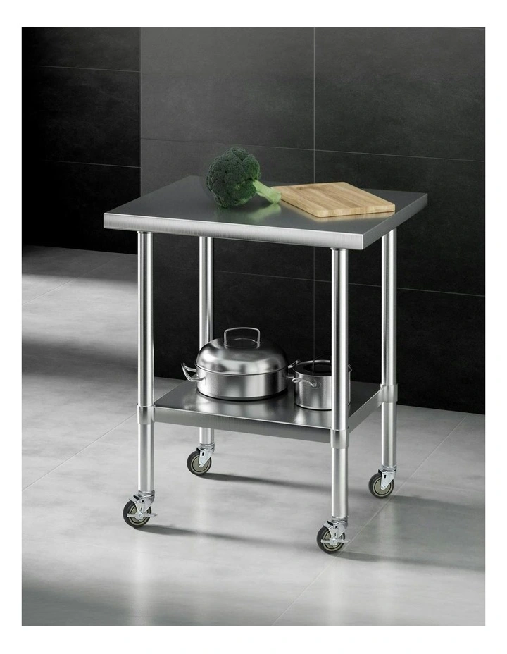 Stainless Steel Kitchen Bench 430 in Silver image 3