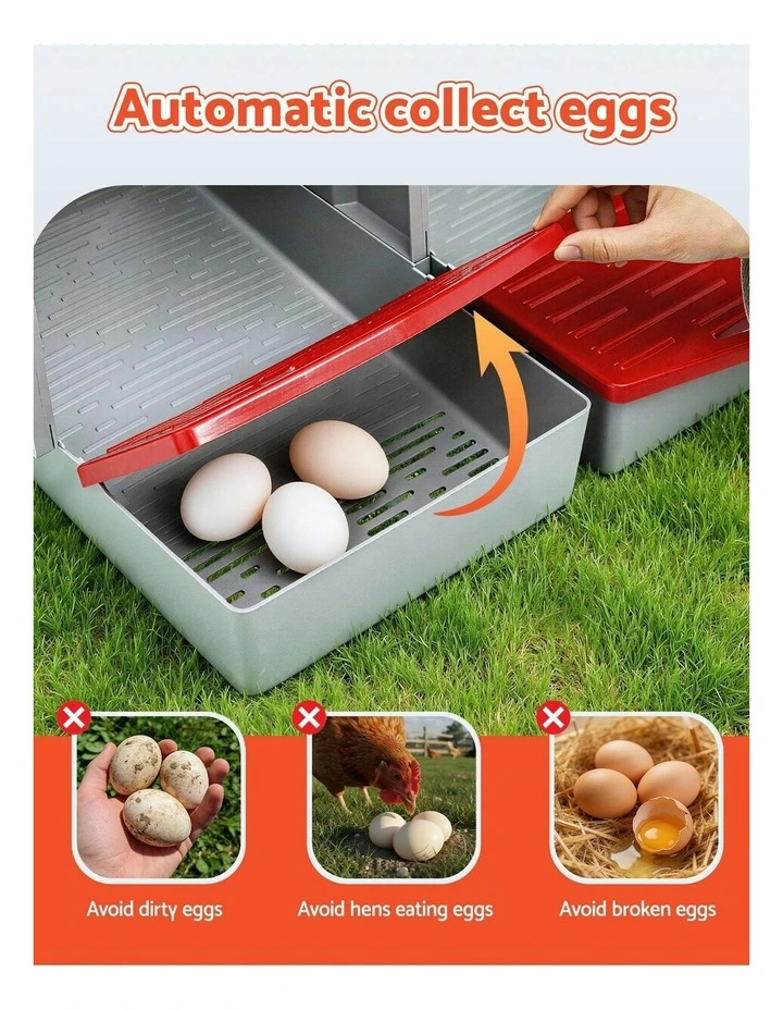 Chicken Nesting Box 3 Hole Roll in Red image 7