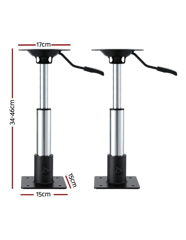 Gas Lift Boat Seat Pedestal 3446cm 2 Pack in Multi image 4