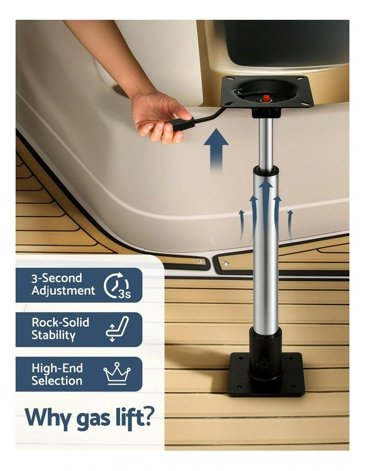 Swivel Folding Boat Seats With Adjustable Pedestals 5575cm in Multi image 6