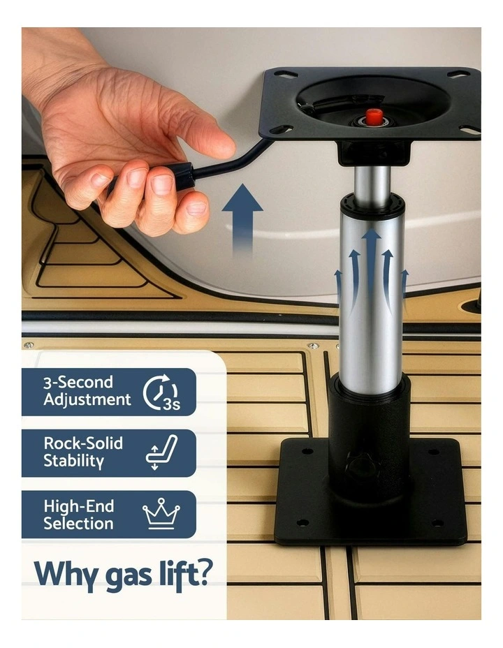 Swivel Folding Boat Seats With Adjustable Pedestals 3446cm in Multi image 6