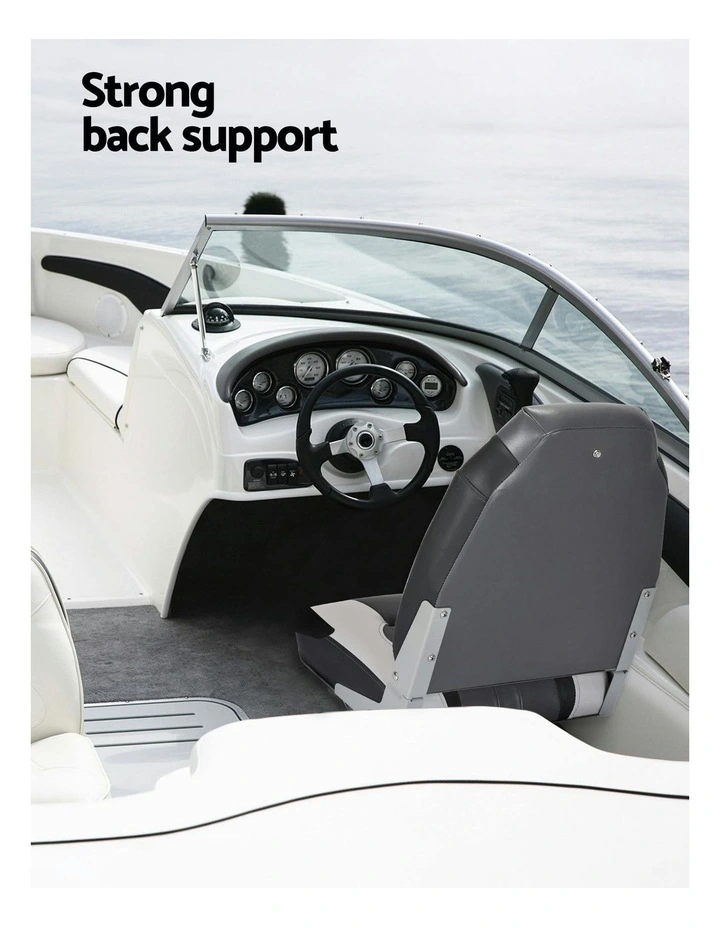 Swivel Folding Boat Seats With Adjustable Pedestals 3446cm in Multi image 7