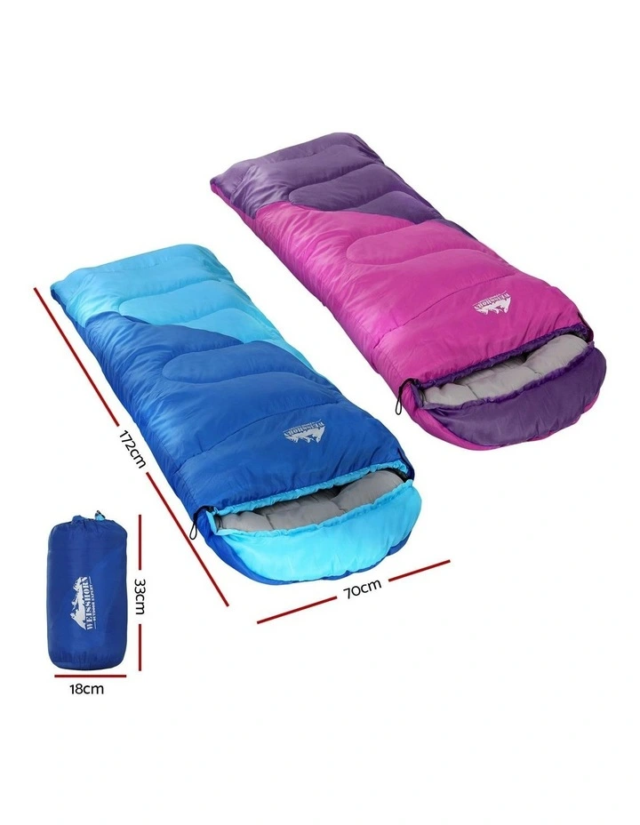 Thermal Camping Sleeping Bag Set Of 2 172cm in Multi image 4