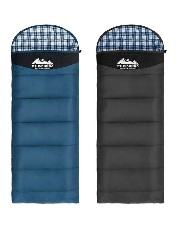 Thermal Camping Sleeping Bag Set Of 2 172cm in Multi image 2