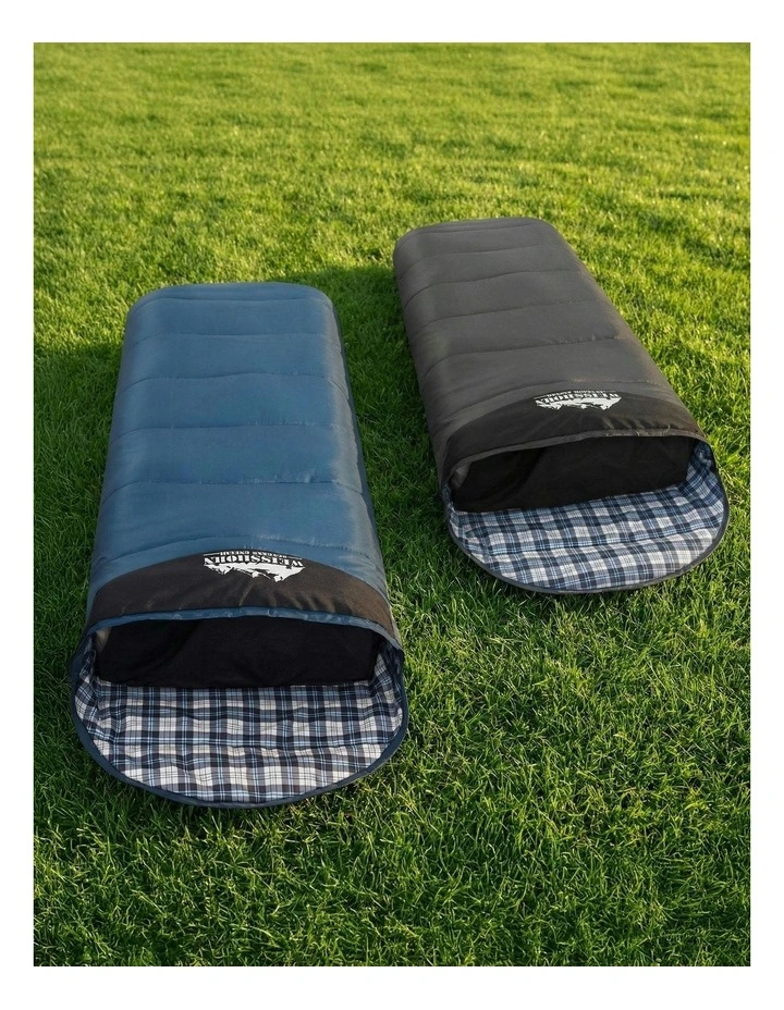 Thermal Camping Sleeping Bag Set Of 2 172cm in Multi image 3