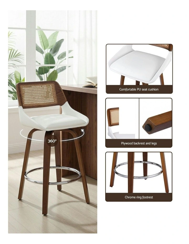 Wooden Bar Stools Set Of 4 in Multi image 7
