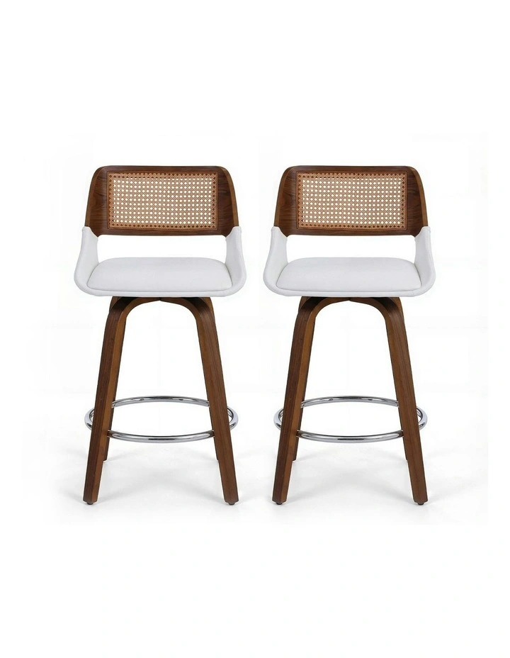 Kitchen Swivel Bar Stools in Multi image 2