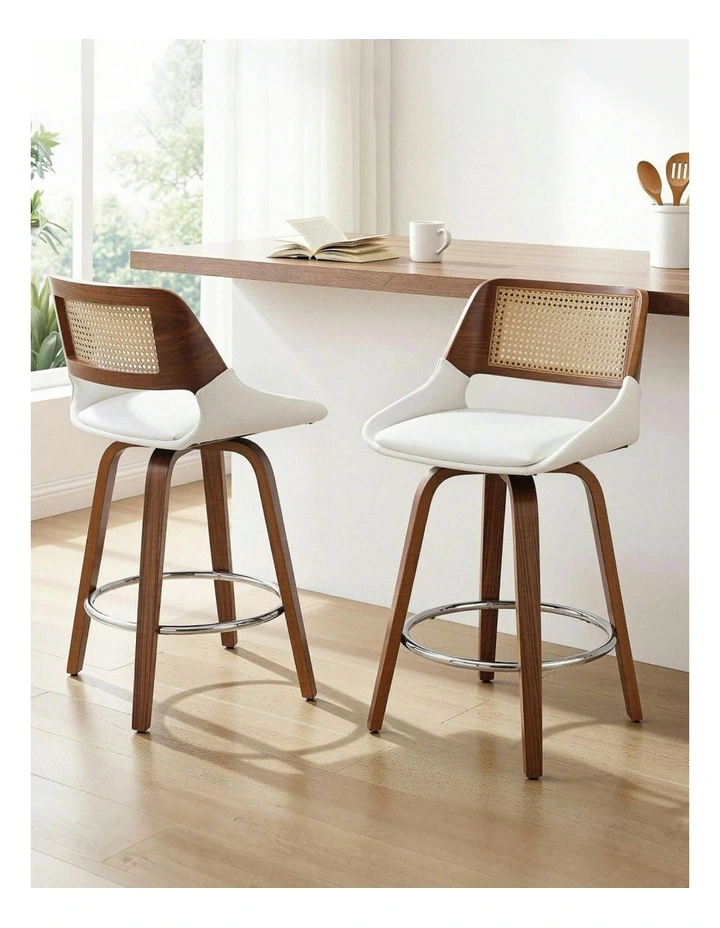 Kitchen Swivel Bar Stools in Multi image 3