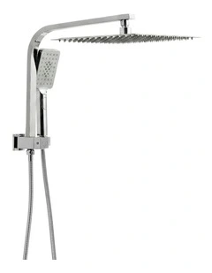 12 Rain Shower Head Set With 3-Mode Handheld in Chrome