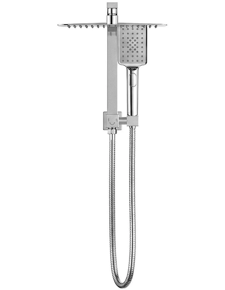 12 Rain Shower Head Set With 3-Mode Handheld in Chrome image 2