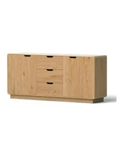 Buffet Sideboard Cabinet Storage in Oak