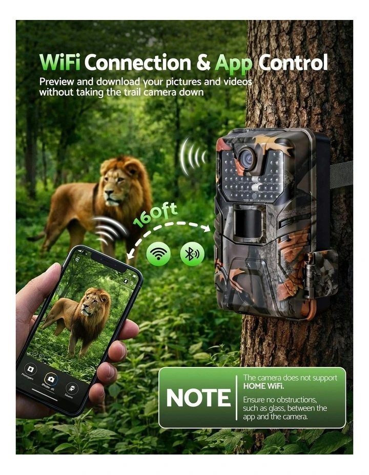 4K WiFi Trail Camera 48MP 0.2s in Multi image 5