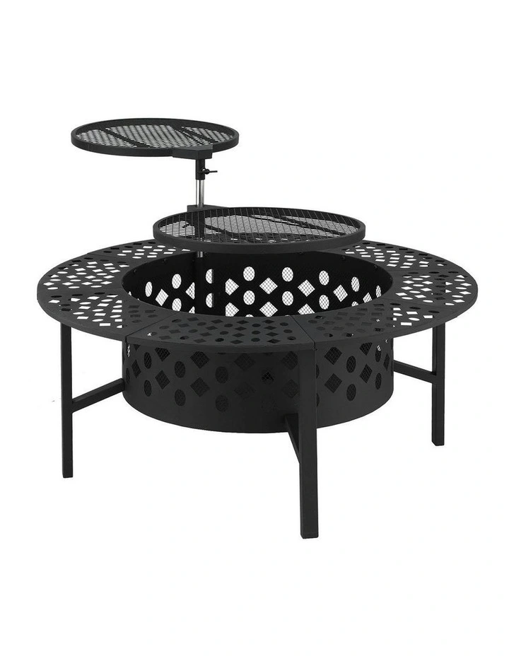 BBQ Fire Pit in Black image 1