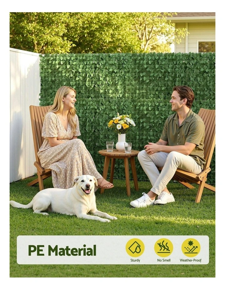 Artificial Ivy Privacy Fence Screen in Green image 6