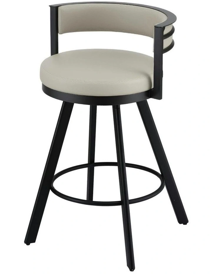 Swivel Bar Stool in Beige image 1