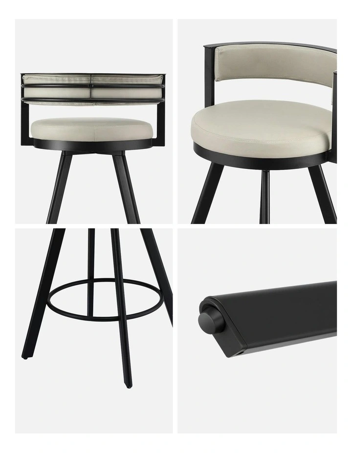 Swivel Bar Stool in Beige image 7