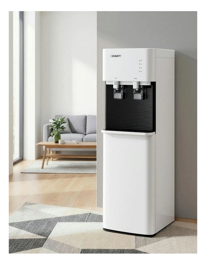 2 Taps Water Cooler in White image 3