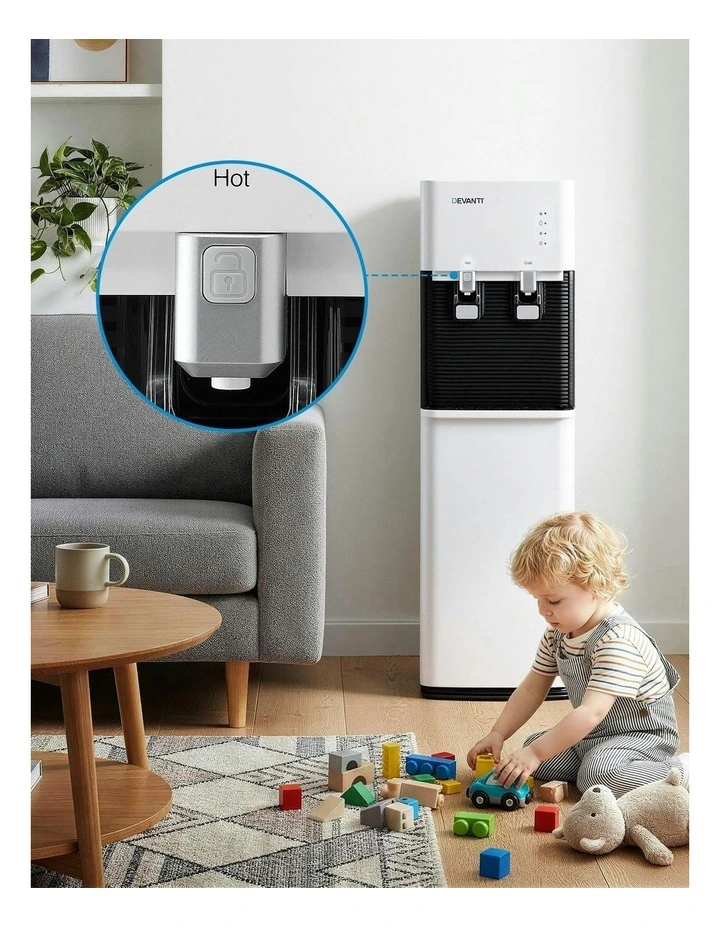 2 Taps Water Cooler in White image 5