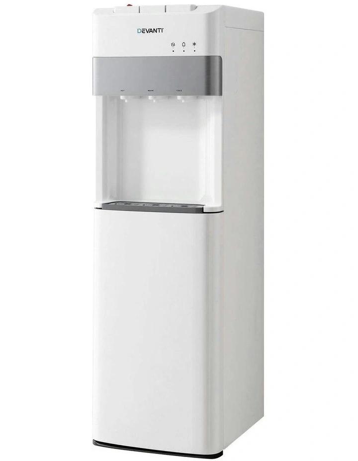 3 Taps Water Cooler in White image 1