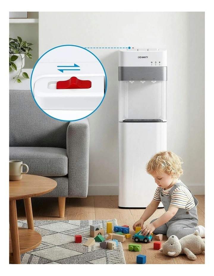 3 Taps Water Cooler in White image 5